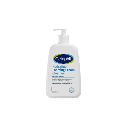 Cetaphil Hydrating Foaming Cream Cleanser normal to dry skin 237ml(Canadian variant)