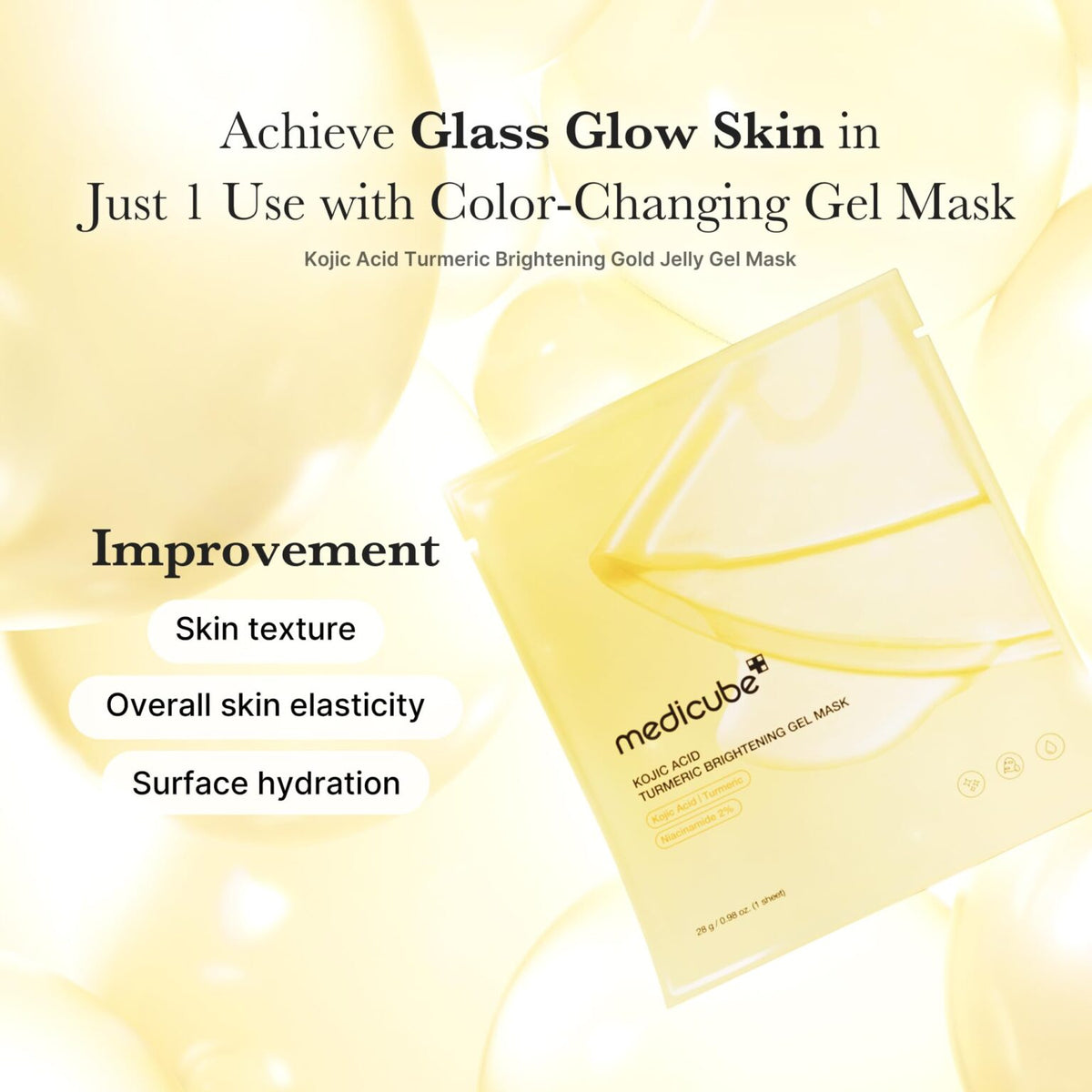 Medicube Kojic Acid Turmeric Brightening Gel Mask