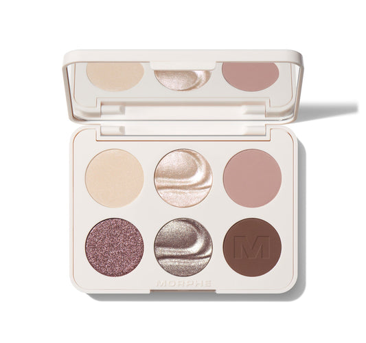 Morphe 6-Pan Eye shadow Palette-Rich Glitch
