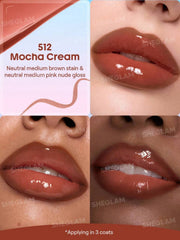 Sheglam Line To Shine Peel-Off Lip Stain & Gloss Duo-512 Mocha Cream