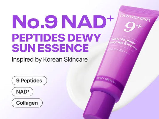 Numbuzin No.9 NAD+ Peptides Dewy Sun Essence - 50ml
