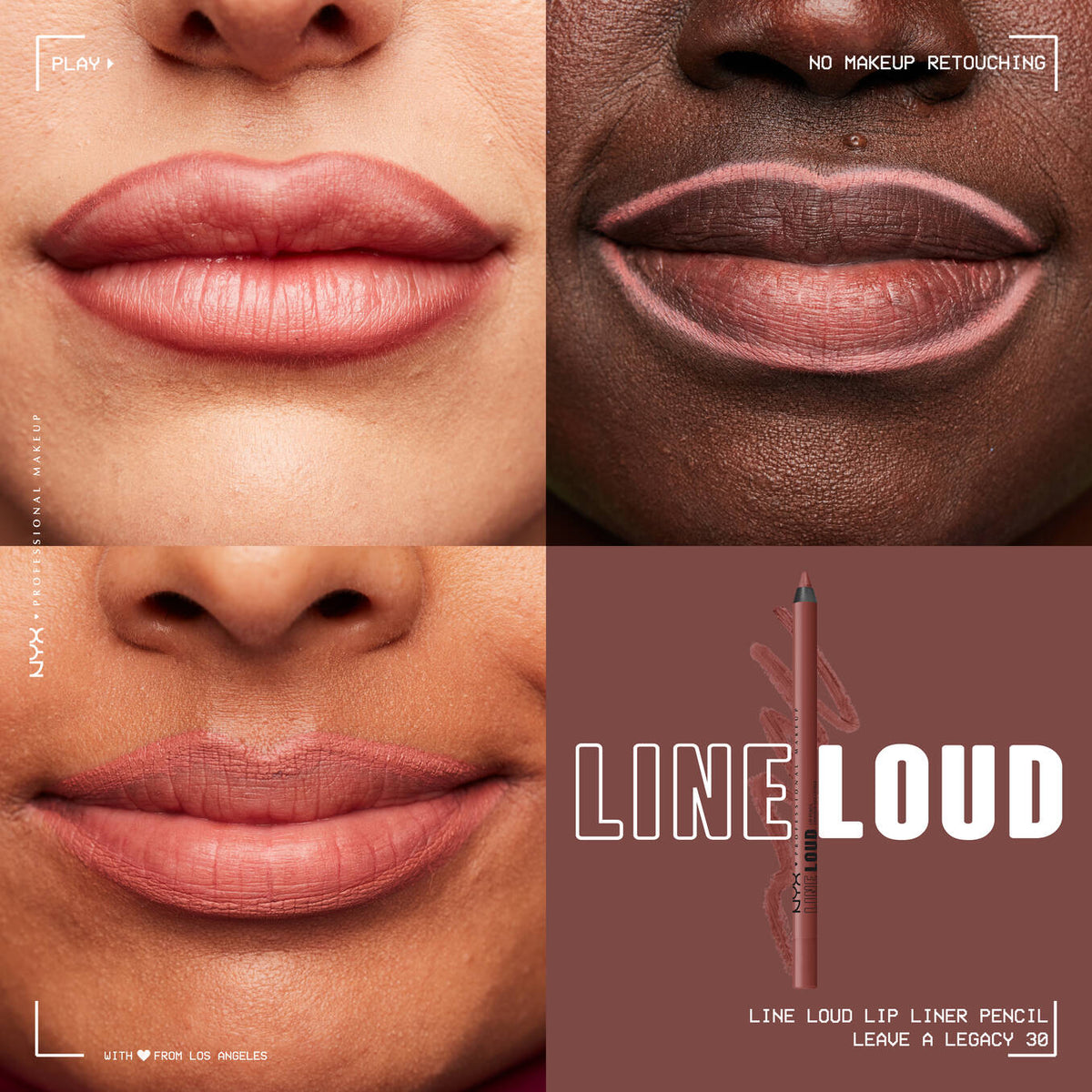 Nyx Professional Makeup Line Loud Vegan Longwear Lip Liner