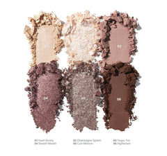 Morphe 6-Pan Eye shadow Palette-Rich Glitch