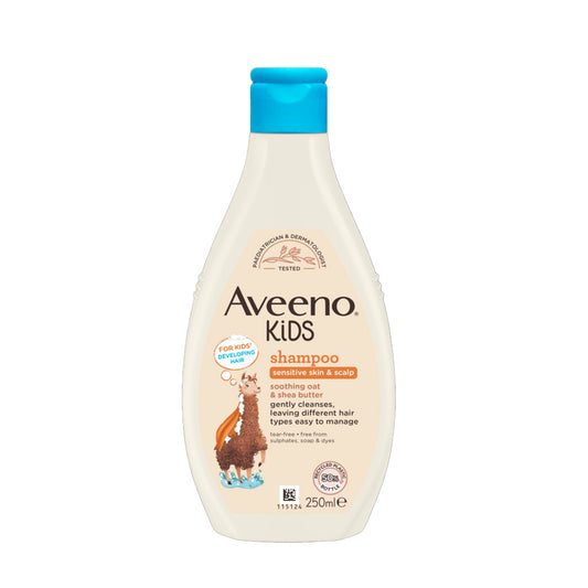Aveeno Baby Kids Shampoo for Sensitive Skin and Scalp 250ml