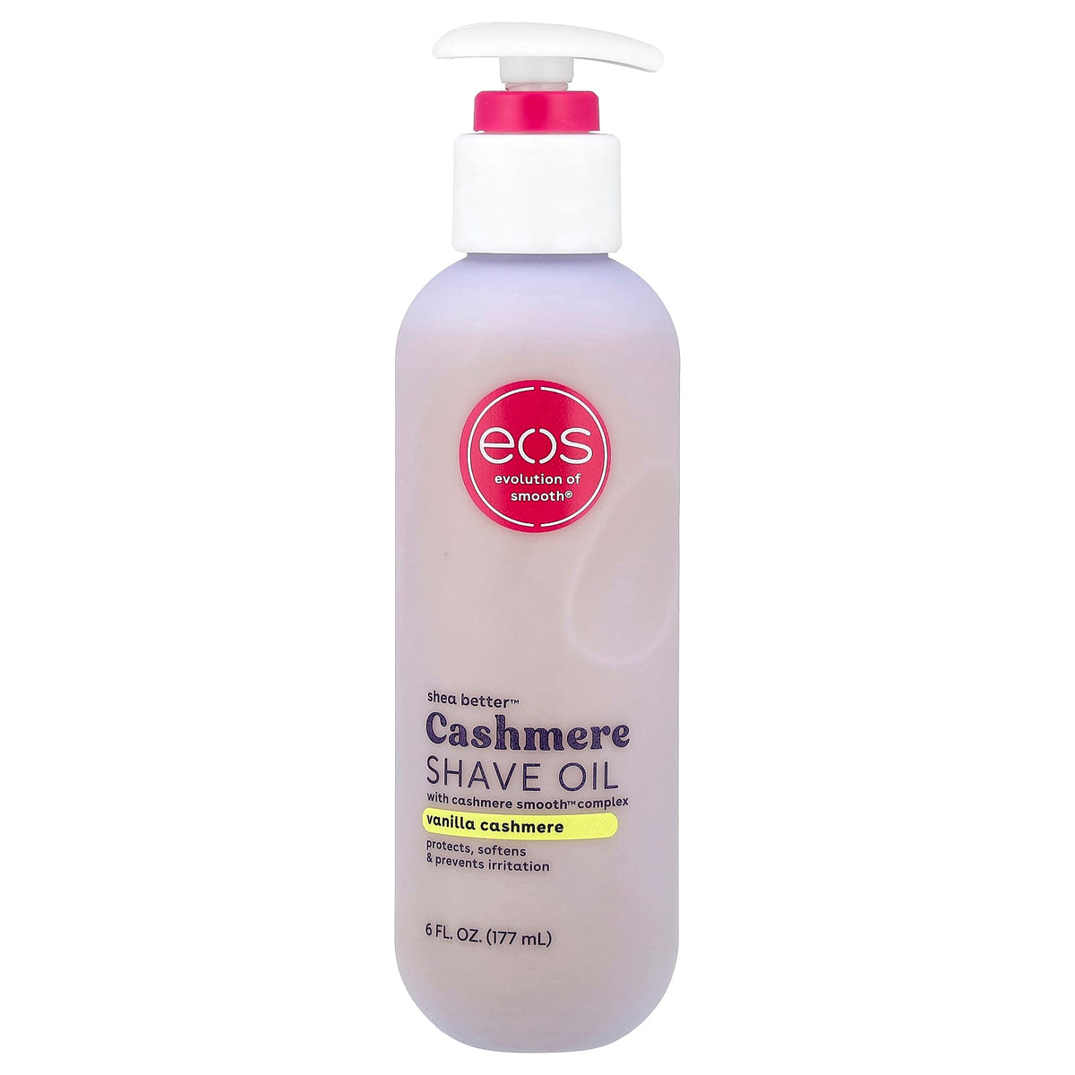 EOS Shea Better, Cashmere Shave Oil, Vanilla Cashmere, (177 ml)