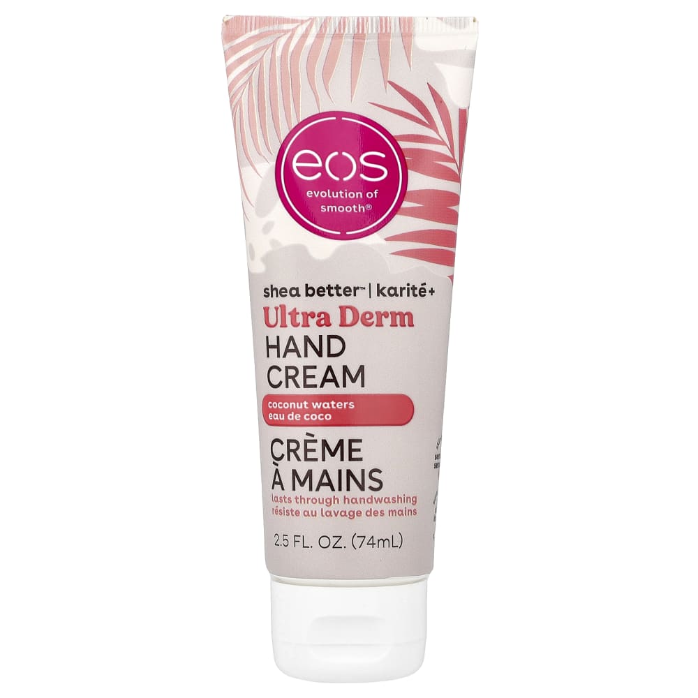 EOS
Shea Better™, Ultra Derm Hand Cream, Coconut Waters, 2.5 fl oz (74 ml)