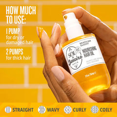 Sol de Janeiro Brazilian Glossy Nourishing Anti-Frizz Hair Oil