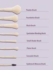 SHEGLAM Pro Core Brush Kit 8 Pcs/Set Professional Makeup Brushes Set