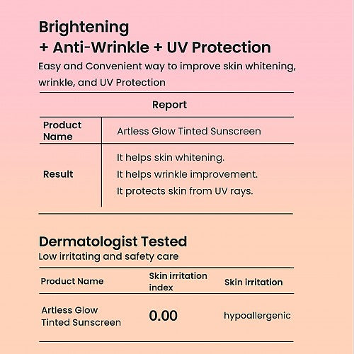 Heimish Artless Glow Tinted Sunscreen Shine Beige SPF50+ PA+++ 40ml
