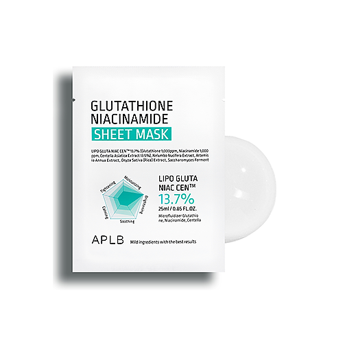 APLB Glutathione Niacinamide Sheet Mask
