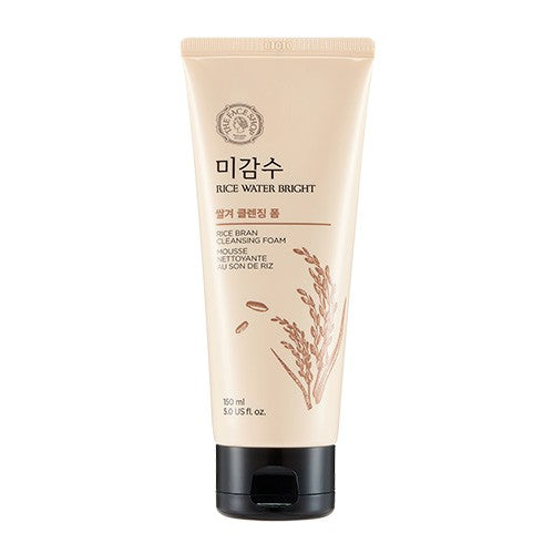 THE FACE SHOP Rice Water Bright Rice Bran Facial Foaming Cleanser 150ml