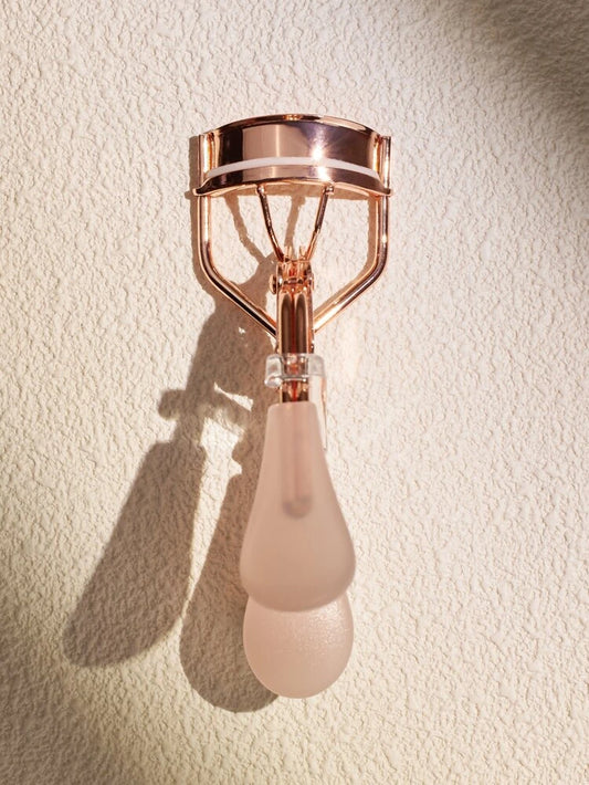 SHEIN BASIC LIVING Rose Gold Eyelash Curler With Pink Handle