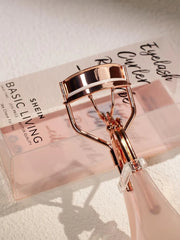 SHEIN BASIC LIVING Rose Gold Eyelash Curler With Pink Handle