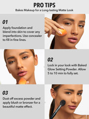SHEGLAM BAKED GLOW SETTING POWDER-LIGHT PINK