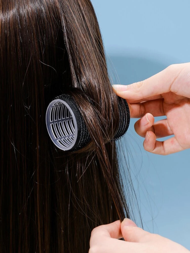 Shein 12pcs Self-Adhesive Hair Roller & 12pcs Hair Clip
