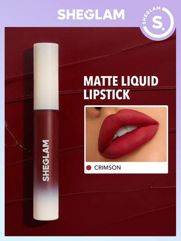 SHEGLAM Matte Allure Liquid Lipstick - Crimson
