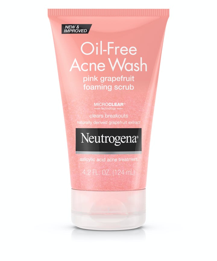 NEUTROGENA Oil-Free Acne Wash Pink Grapefruit Foaming Scrub 124ml