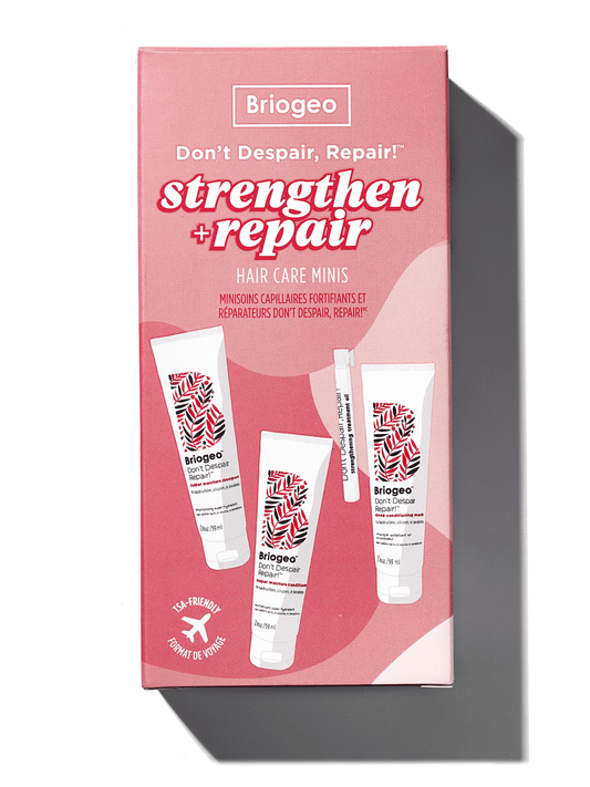 BRIOGEO Don't Despair, Repair!
strengthen + repair hair care minis