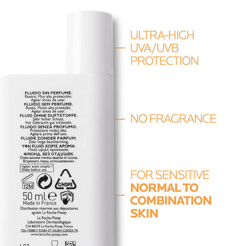 Anthelios Uvmune 400 Invisible Tinted Fluid Spf50 50ML