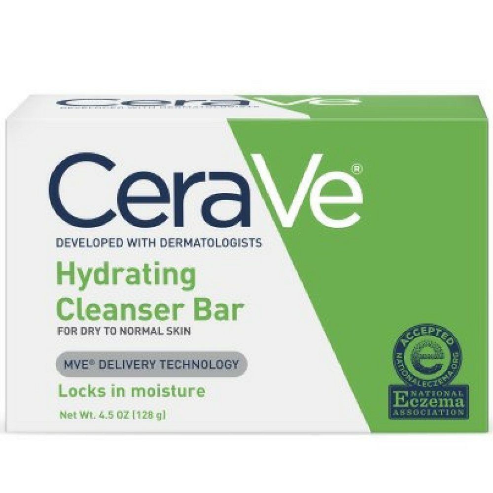 Cerave Hydrating Cleansing Bar for Dry to Normal Skin 128g