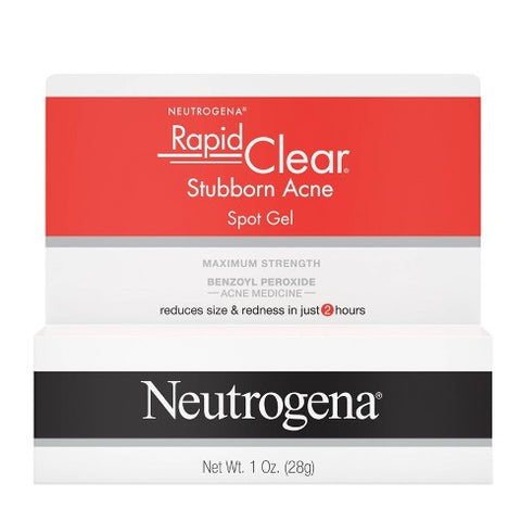Neutrogena Rapid Clear stubborn acne Spot Gel Benzoyl Peroxide 28gm