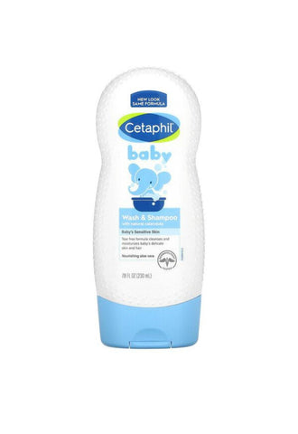 Cetaphil Baby Wash & Shampoo with Organic Calendula, 7.8 fl oz 230ml