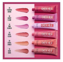 Maybelline Cheek Heat Gel Cream Blush - Nude Burn