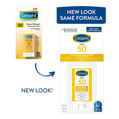 Cetaphil SHEER MINERAL SUNSCREEN STICK BROAD SPECTRUM SPF 50 without box