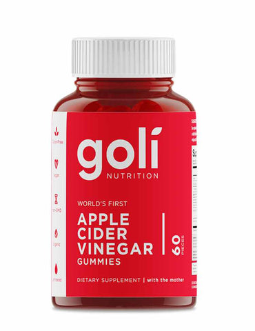 Goli Nutrition Apple Cider Vinegar Gummies 60 pieces