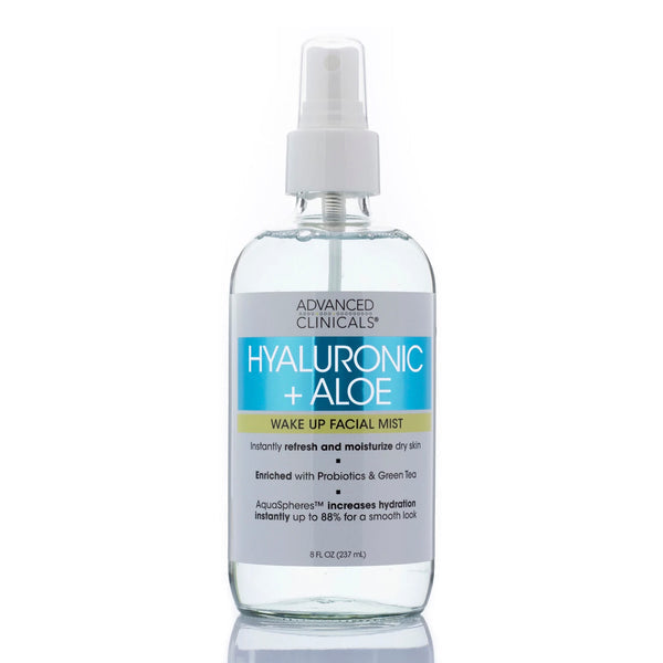 Advanced Clinicals Hyaluronic + Aloe Facial Mist 237ml