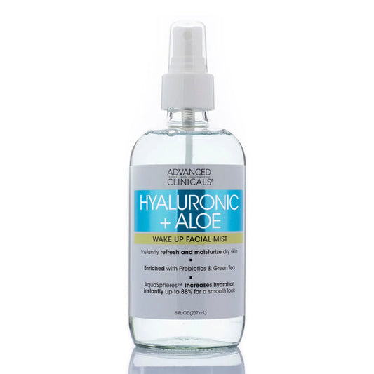 Advanced Clinicals Hyaluronic + Aloe Facial Mist 237ml