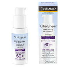 Neutrogena Ultra Sheer Moisturizing face serum Sunscreen - SPF 60+ - 1.7oz (Expiry 05-24)