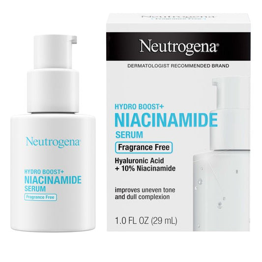 Neutrogena Hydro Boost + Niacinamide Fragrance Free Serum - 1 fl oz
