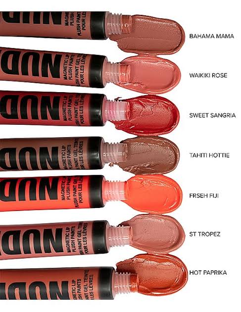 NUDESTIX MAGNETIC LIP PLUSH PAINT IN THE SHADE BAHAMA MAMA LIPS – FULL SIZE