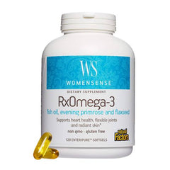 Natural Factors WomenSense, RxOmega-3, 120 Enteripure Softgels