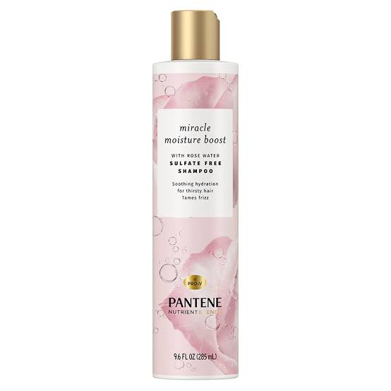 PANTENE MIRACLE MOISTURE BOOST SHAMPOO WITH ROSE WATER, SULFATE-FREE 285ml