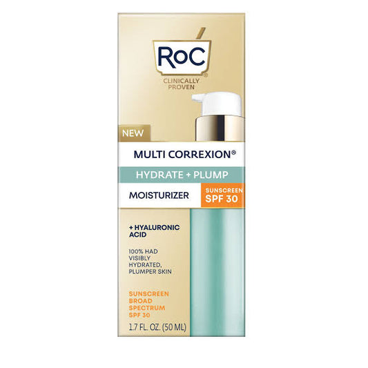 RoC MULTI CORREXION Hydrate + PlumpDaily Moisturizer SPF 30(Box seal broken)