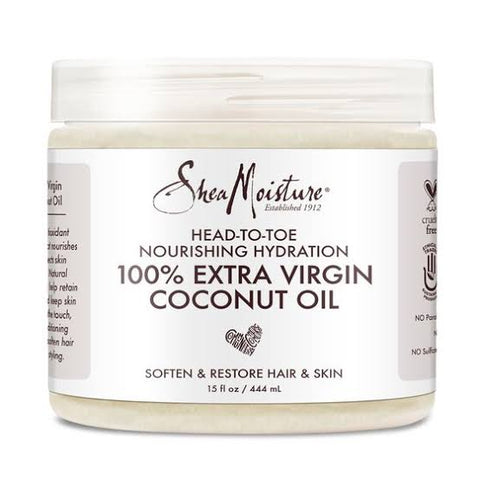 Shea Moisture 100% EXTRA VIRGIN COCONUT OIL HEAD-TO-TOE NOURISHING HYDRATION 411ml