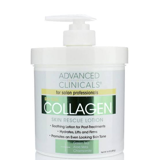 Advanced Clinicals Collagen Skin Rescue Lotion 454g