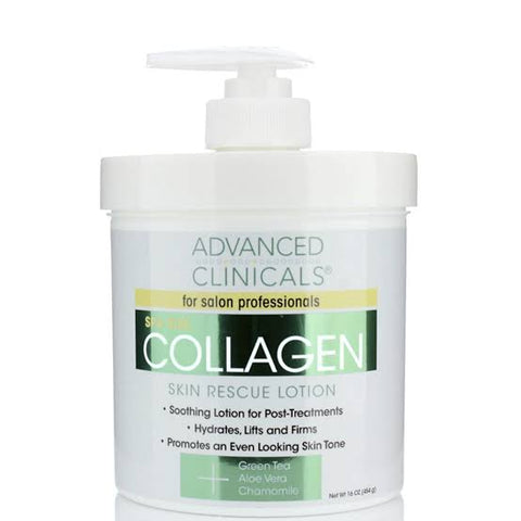 Advanced Clinicals Collagen Skin Rescue Lotion 454g
