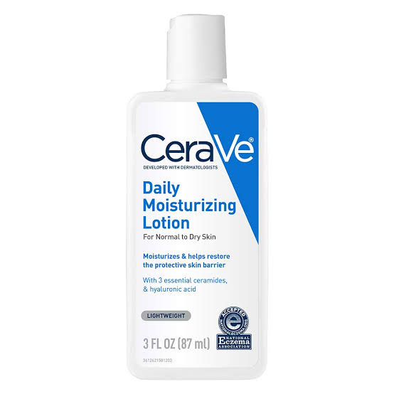 CERAVE Daily Moisturizing Lotion normal to dry skin oil free with hyaluronic acid 87ml