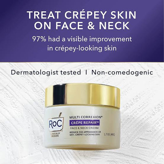 RoC MULTI CORREXION Crépe Repair Face & Neck Cream
