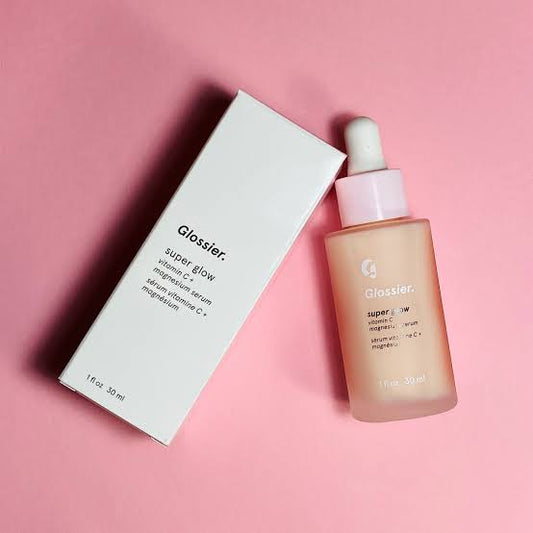 Glossier Super Glow
vitamin c + magnesium serum • 1 fl oz / 30 ml •