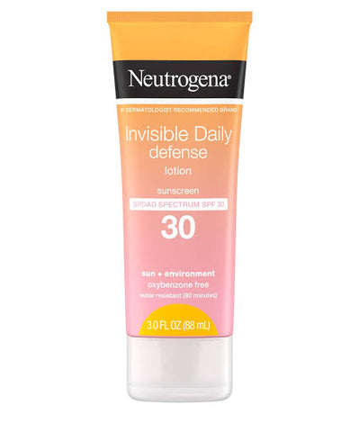 Neutrogena Invisible Daily Defense Sunscreen Lotion SPF 30(Expiry 07/23)