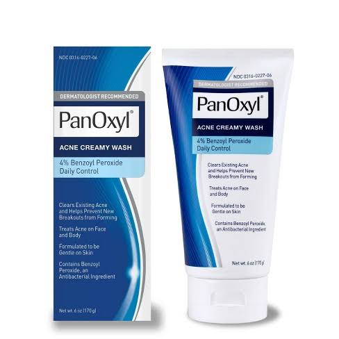 PanOxyl Acne Creamy Wash Benzoyl Peroxide 4% Daily Control (170g)
