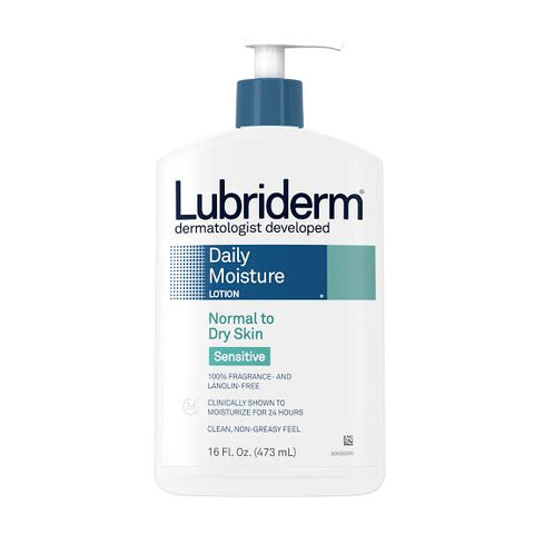 LUBRIDERM Daily Moisture Lotion, 16 fl oz (473 ml)