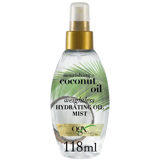 OGX Nourishing + Coconut Oil Weightless Hydrating Oil Hair Mist, 118ml