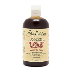 SHEA MOISTURE
JAMAICAN BLACK CASTOR OIL STRENGTHEN & RESTORE SHAMPOO