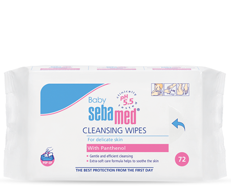 Sebamed Baby Wipes For Delicate Skin  (72 wipes)