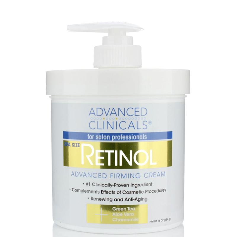 Advanced Clinicals Retinol Advanced Firming Cream 454gm(pump damaged)
